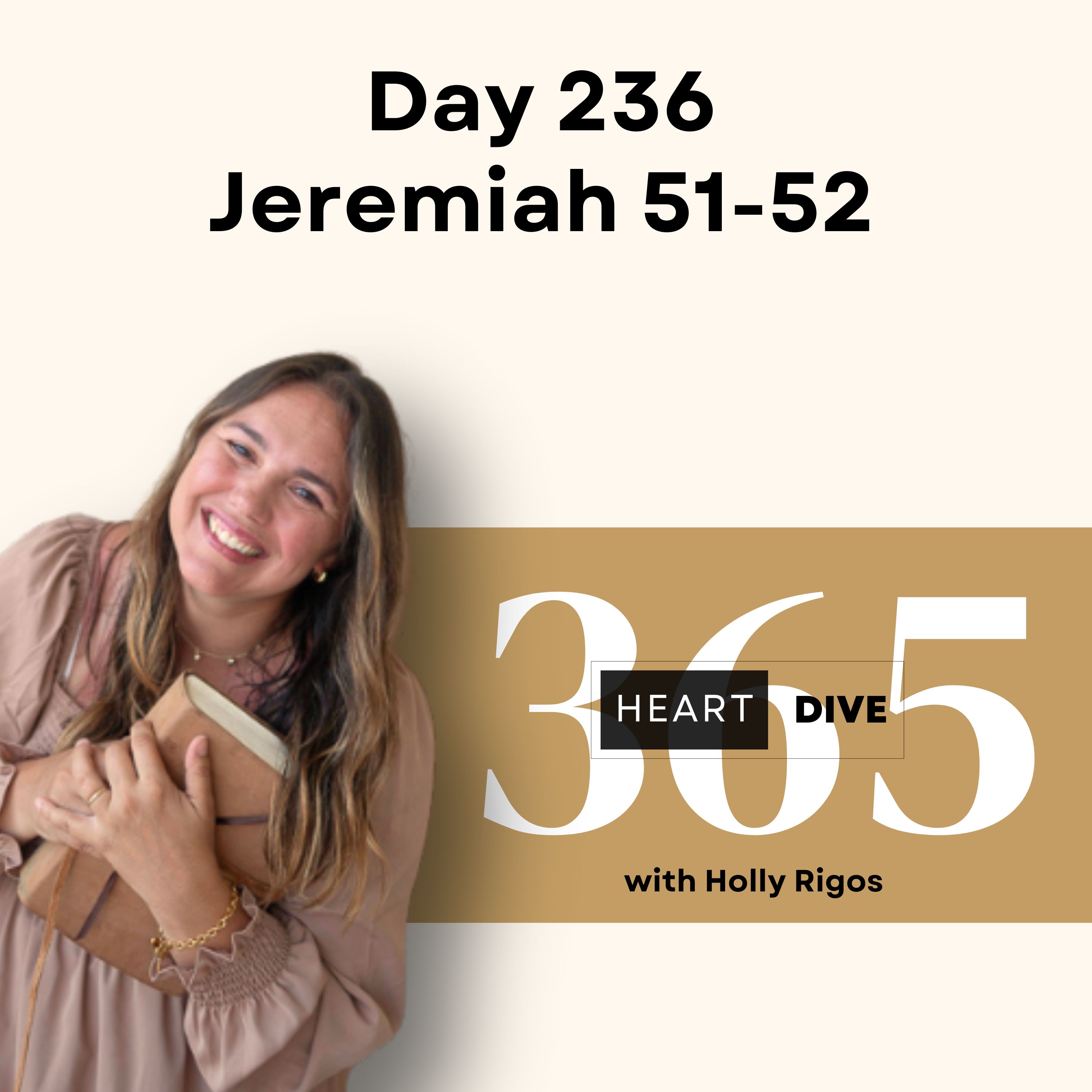 Day 236 Jeremiah 51-52 | Daily One Year Bible Study | Audio Bible Reading with Commentary