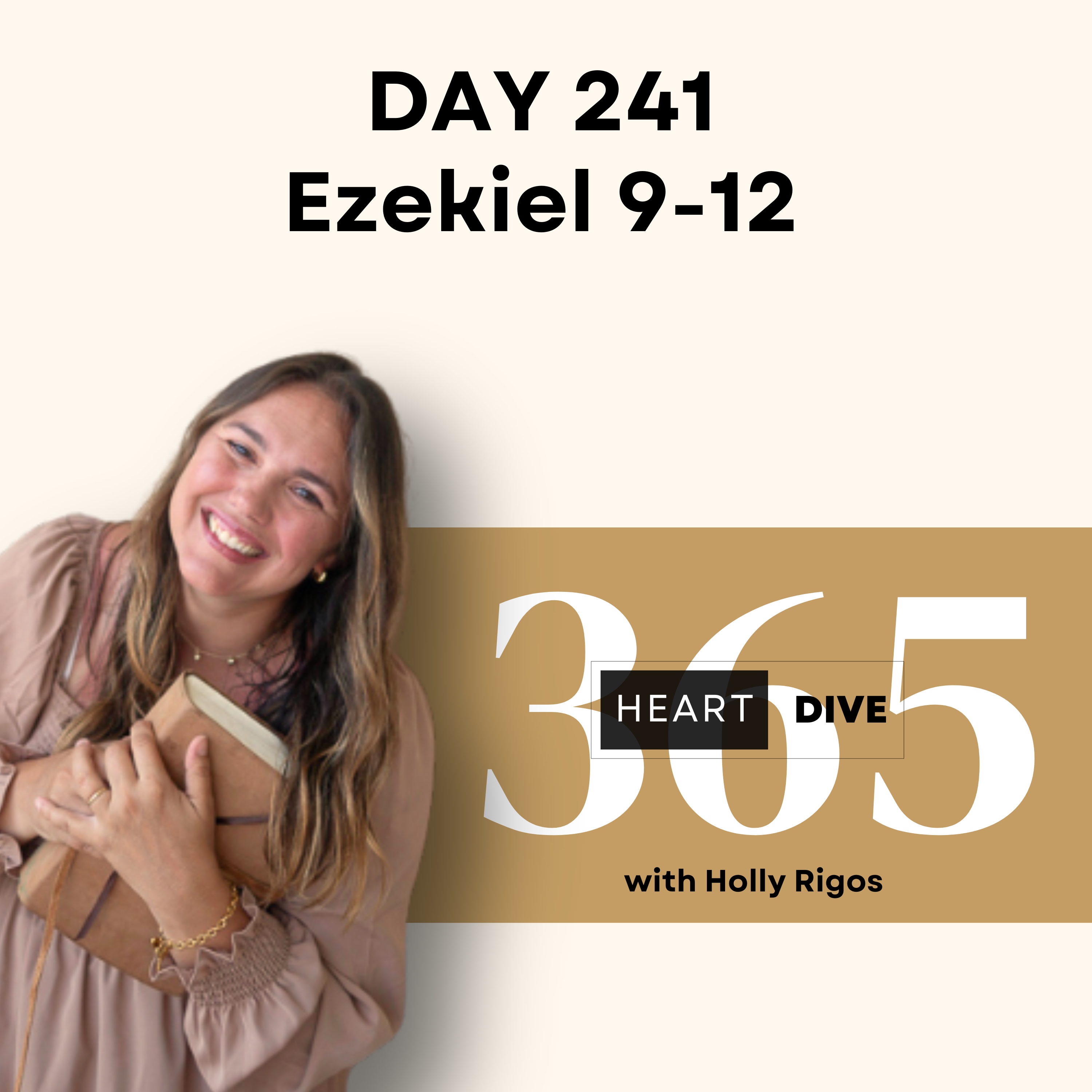 Day 241 Ezekiel 9-12 | Daily One Year Bible Study | Audio Bible Reading with Commentary