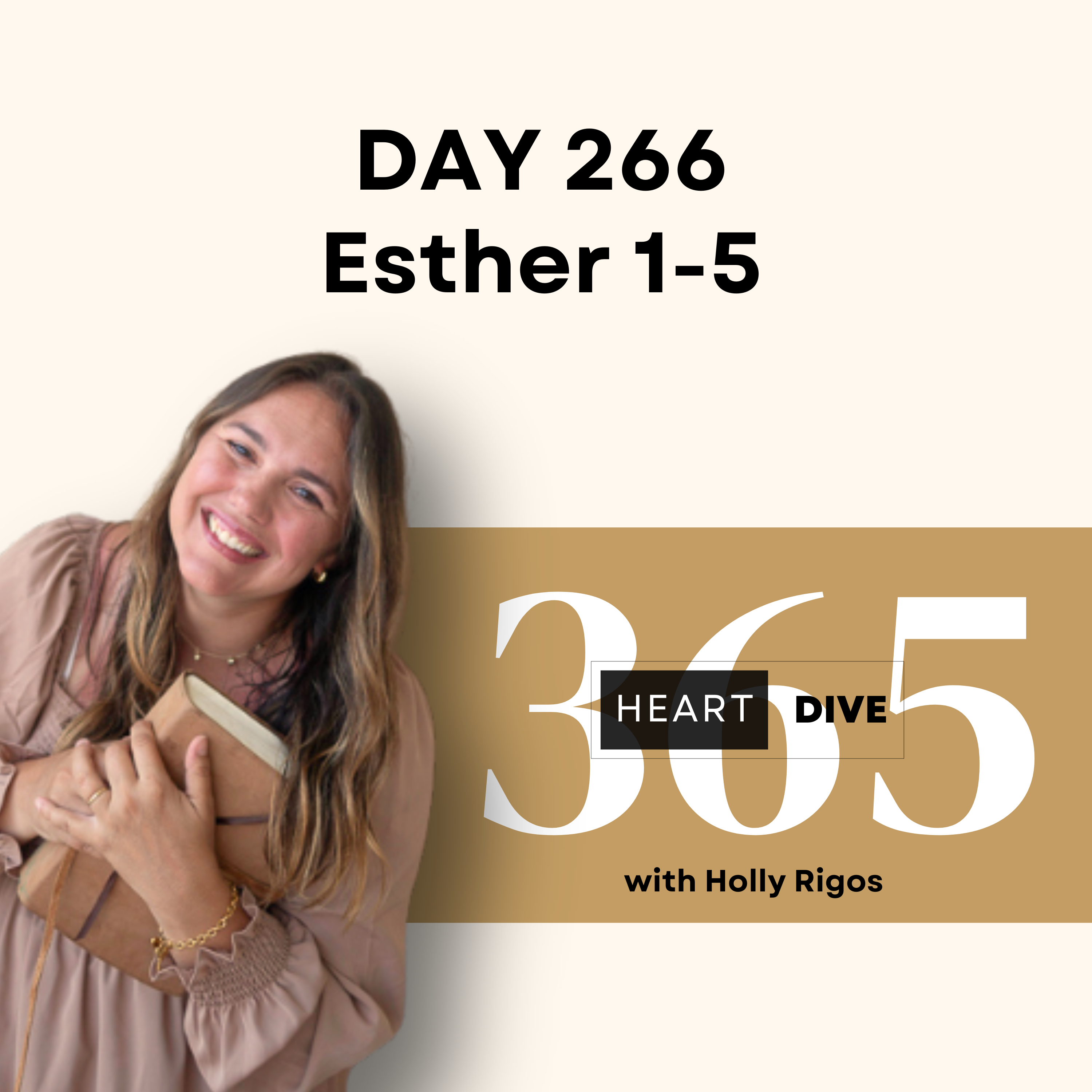 Day 266 Esther 1-5 | Daily One Year Bible Study | Audio Bible Reading with Commentary